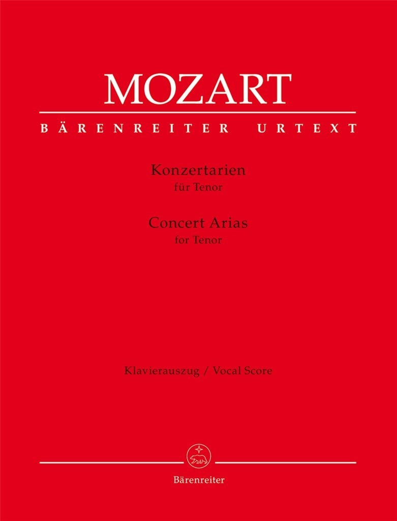 Concert Arias For Tenor (German-English)